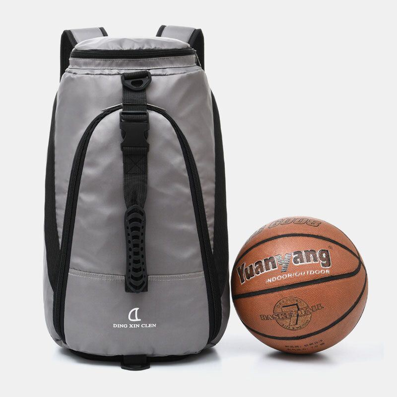 Heren Unisex Nylon Waterdicht Slijtvastheid Outdoor Korte Grote Capaciteit Basketbal Opbergtas Reistas Sporttas Rugzak: