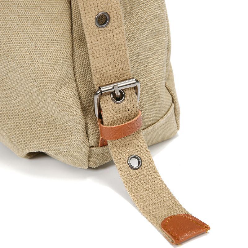 Multifunctionele Canvas Tas Dames Converteerbare Rugzak Portemonnee Dames Schoudertas Casual Handtas