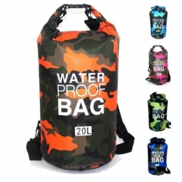 Waterdichte Lichtgewicht Outdoortas Voor Heren Camouflage Dry Bag Camo Compressiezak