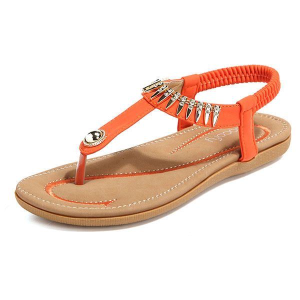 Big Size Dames Zomer Soft Sole Slip On Outdoor Strand Sandalen