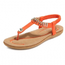 Big Size Dames Zomer Soft Sole Slip On Outdoor Strand Sandalen