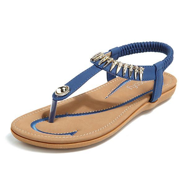 Big Size Dames Zomer Soft Sole Slip On Outdoor Strand Sandalen