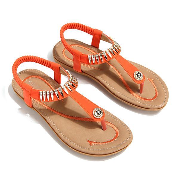 Big Size Dames Zomer Soft Sole Slip On Outdoor Strand Sandalen