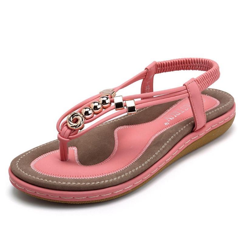 Boheemse Comfortabele Casual Platte Sandalen Voor Dames