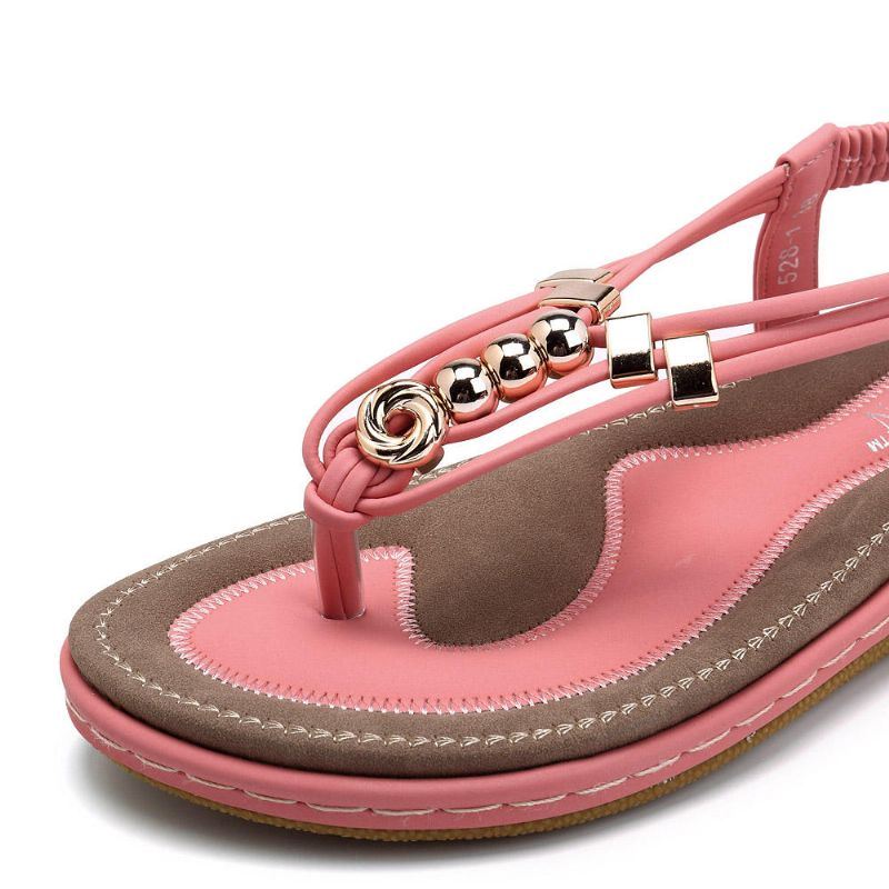 Boheemse Comfortabele Casual Platte Sandalen Voor Dames