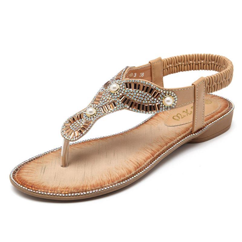 Bohemian Dames Strand Slippers Casual Sandalen