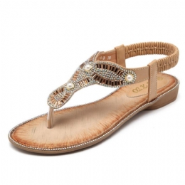 Bohemian Dames Strand Slippers Casual Sandalen