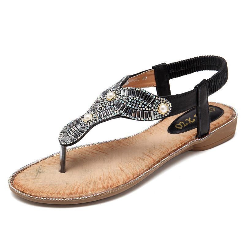 Bohemian Dames Strand Slippers Casual Sandalen