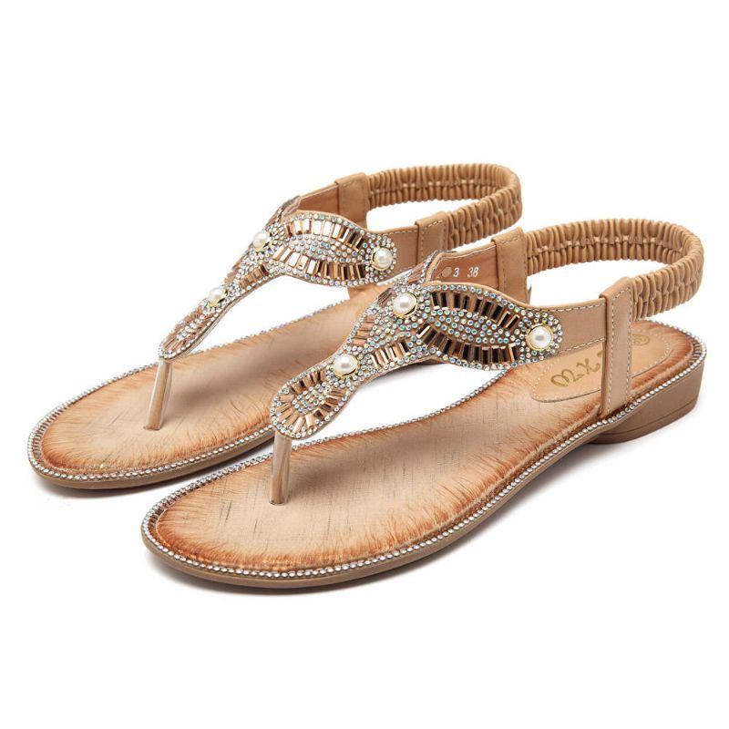 Bohemian Dames Strand Slippers Casual Sandalen