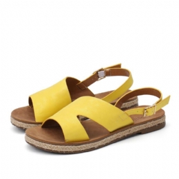 Casual Platte Sandalen Met Enkele Riem Voor Dames