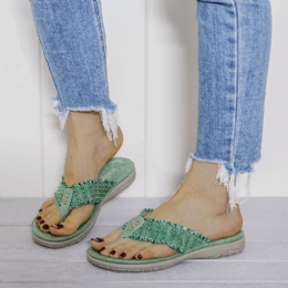 Casual Sandalen Met Ruches Voor Dames