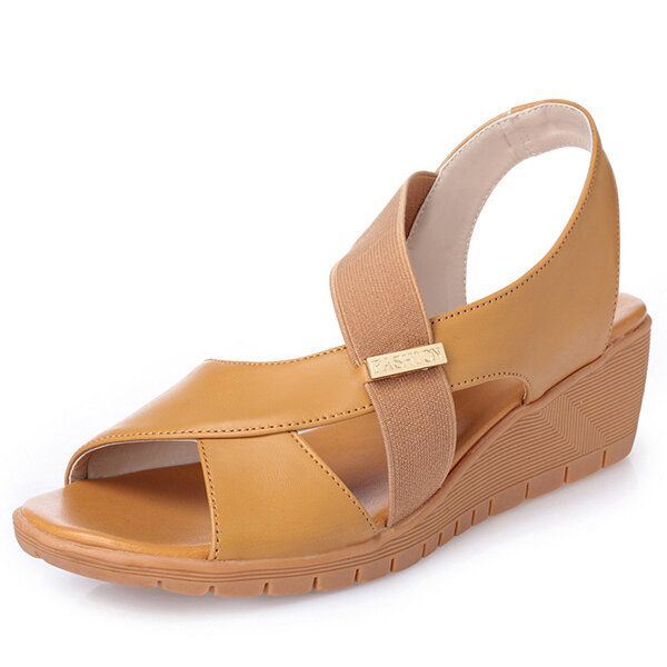 Casual Sandalen Met Sleehak Voor Dames Grote Maten