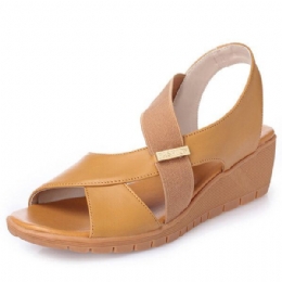 Casual Sandalen Met Sleehak Voor Dames Grote Maten