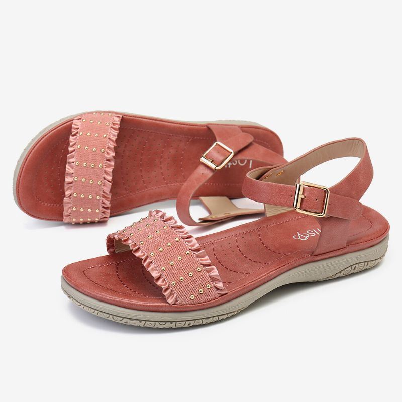 Comfortabele Casual Sandalen Met Gesp Voor Dames