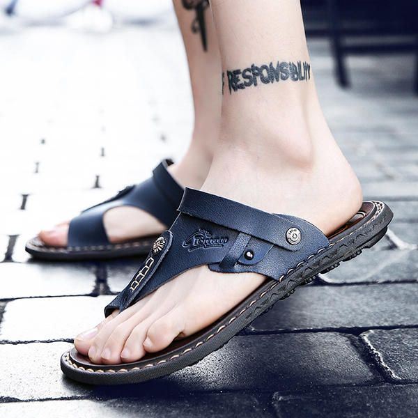 Comfortabele Tweeweg-slijtage-slippers Voor Heren Slippers En Sandalen