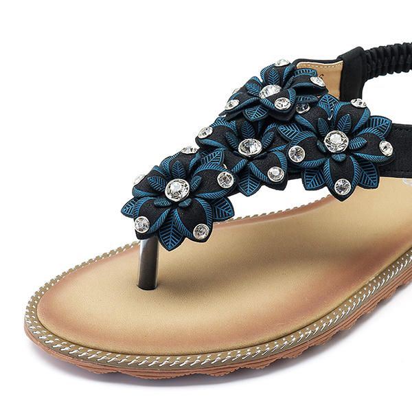 Dames Bohemian Casual Strand Zachte Platte Sandalen