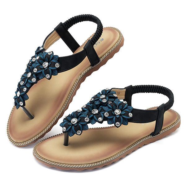 Dames Bohemian Casual Strand Zachte Platte Sandalen