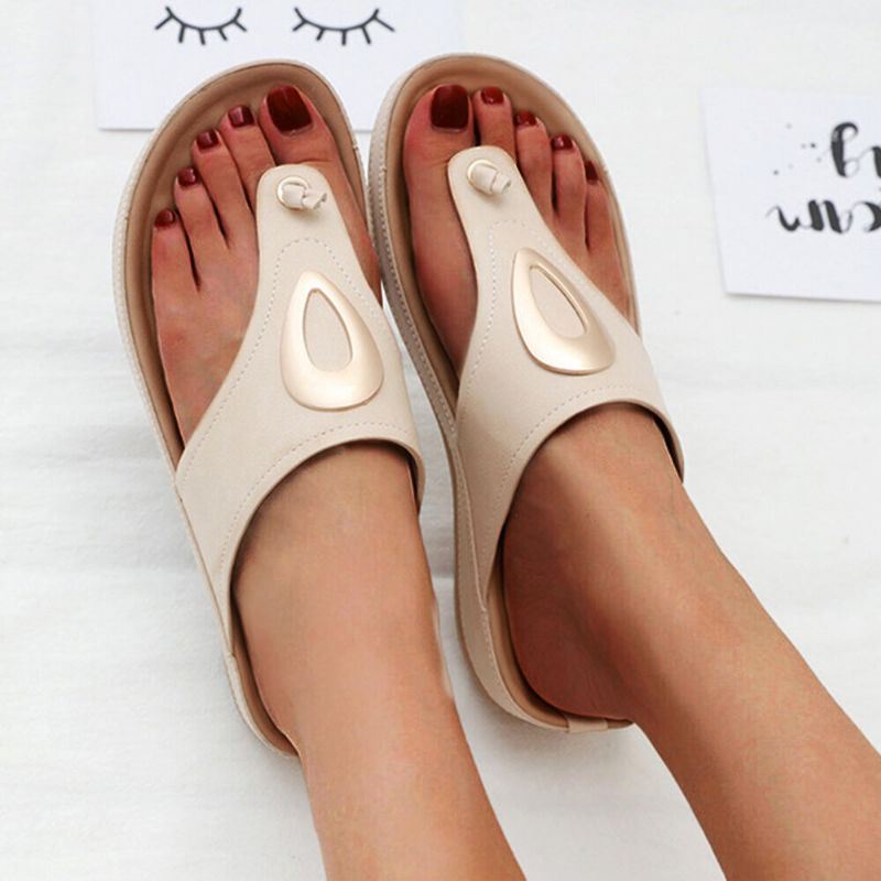 Dames Casual Clip Teen Slippers Sandalen