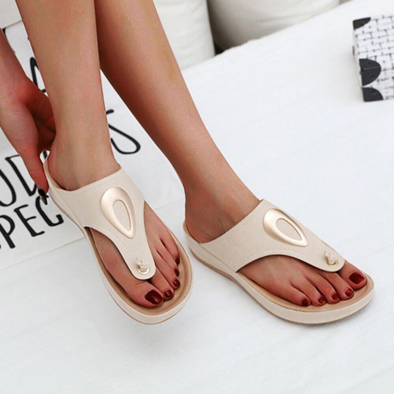 Dames Casual Clip Teen Slippers Sandalen