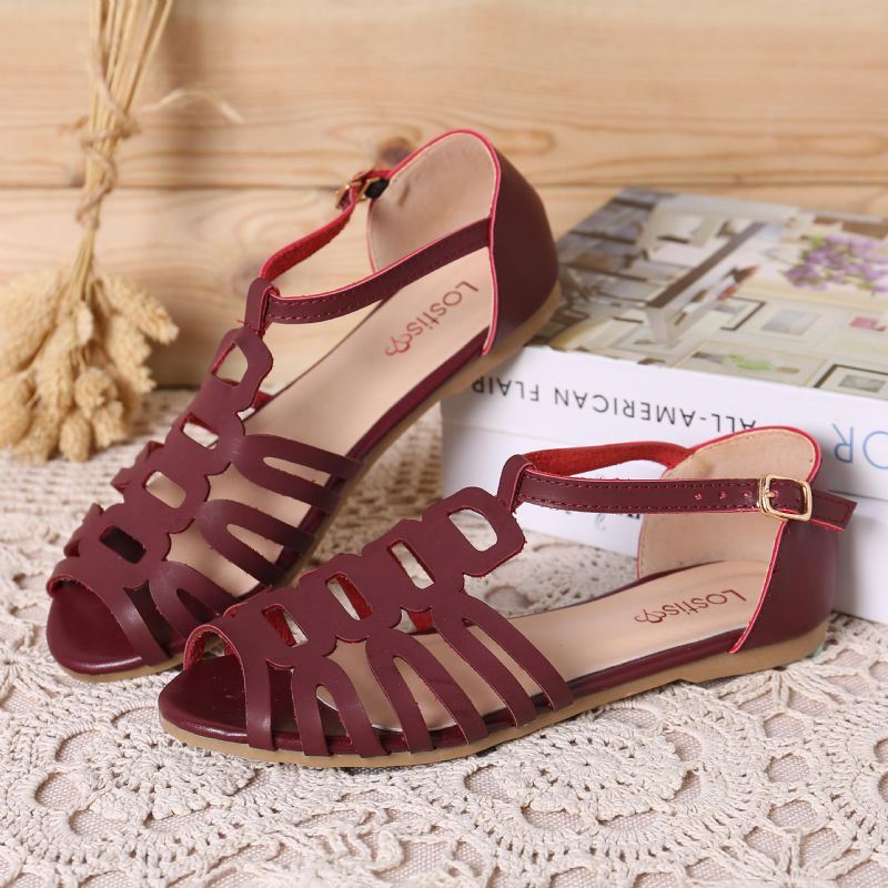 Dames Casual Hollow Lichtgewicht Gesp Sandalen