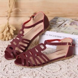 Dames Casual Hollow Lichtgewicht Gesp Sandalen