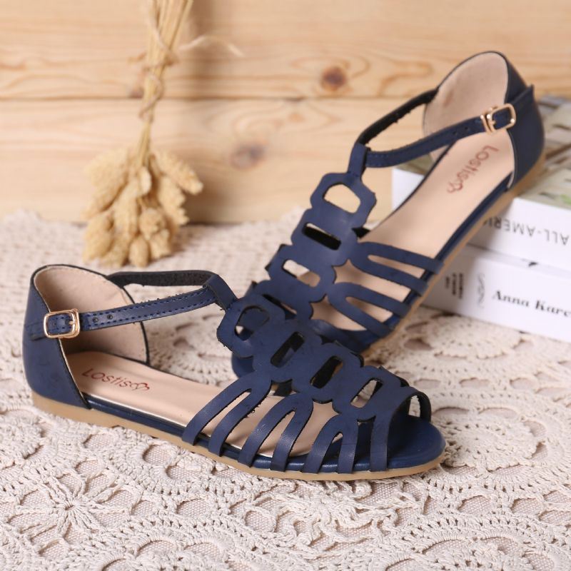 Dames Casual Hollow Lichtgewicht Gesp Sandalen