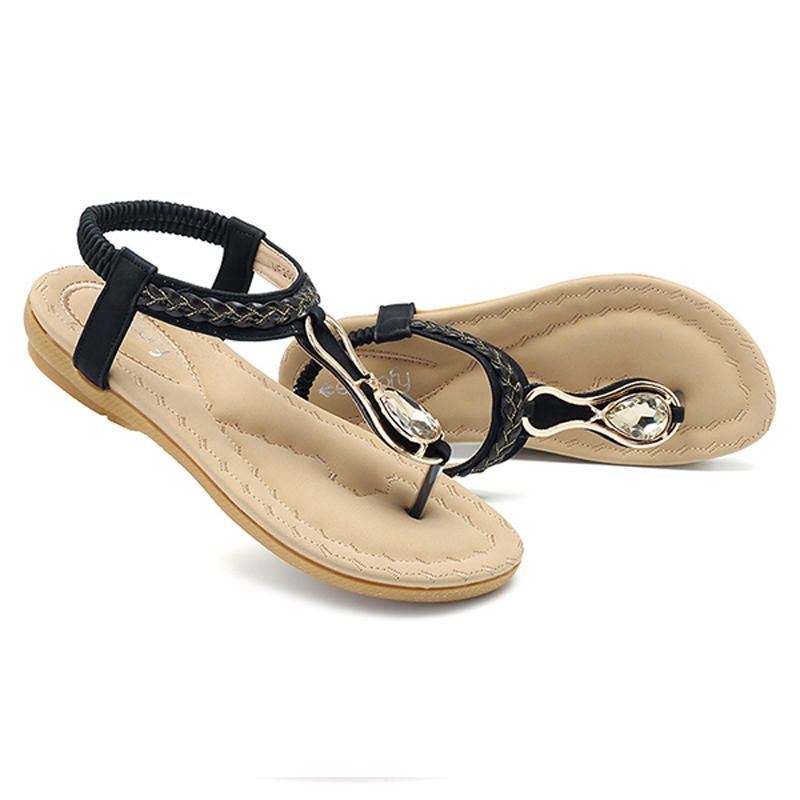 Dames Casual Outdoor Strand Zachte Platte Sandalen