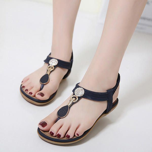 Dames Casual Soft Sole Strand Outdoor Platte Sandalen