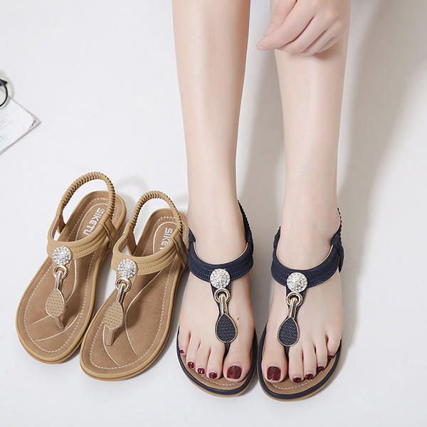 Dames Casual Soft Sole Strand Outdoor Platte Sandalen