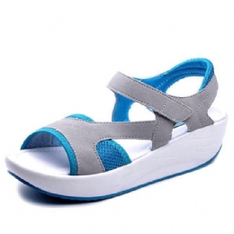 Dames Casual Wedge Sandalen Ademende Rocker Sole Schoenen