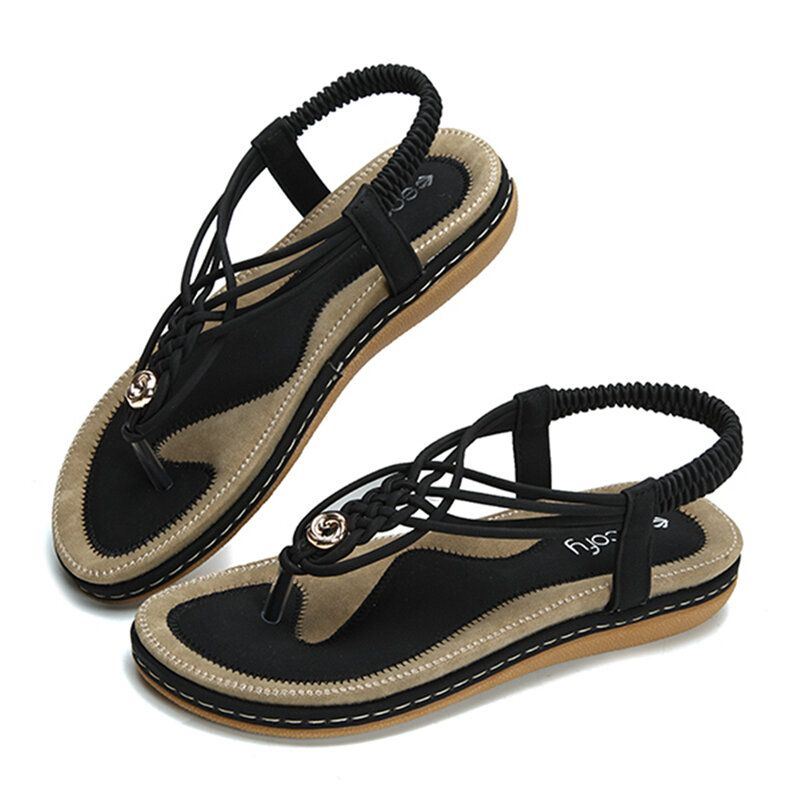 Dames Gebreide Casual Strand Sandalen