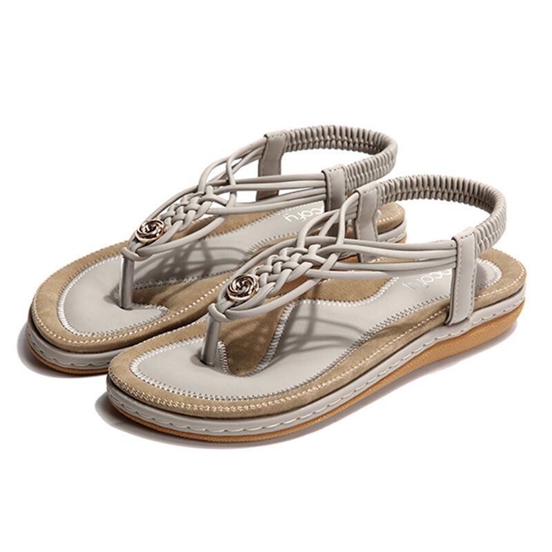 Dames Gebreide Casual Strand Sandalen