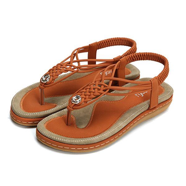 Dames Gebreide Casual Strand Sandalen