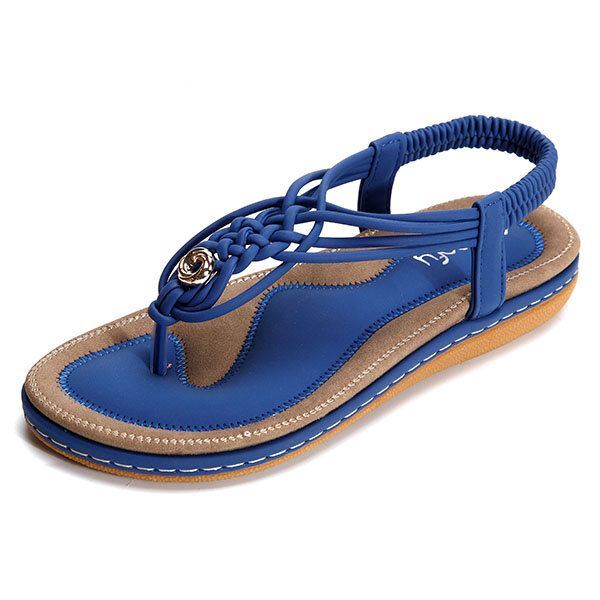 Dames Gebreide Casual Strand Sandalen