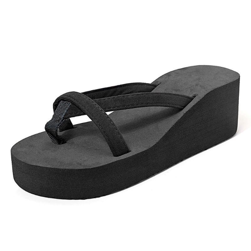 Dames Grote Maat Wedge Platform Sandalen Casual Strand Slippers