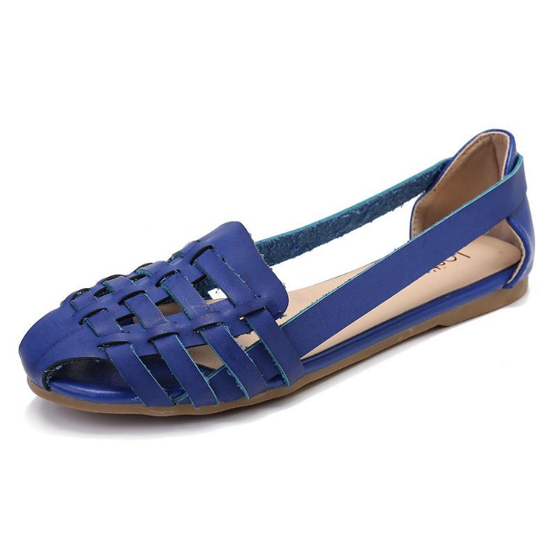 Dames Hollow Out Patroon Gesloten Teen Instapsandalen