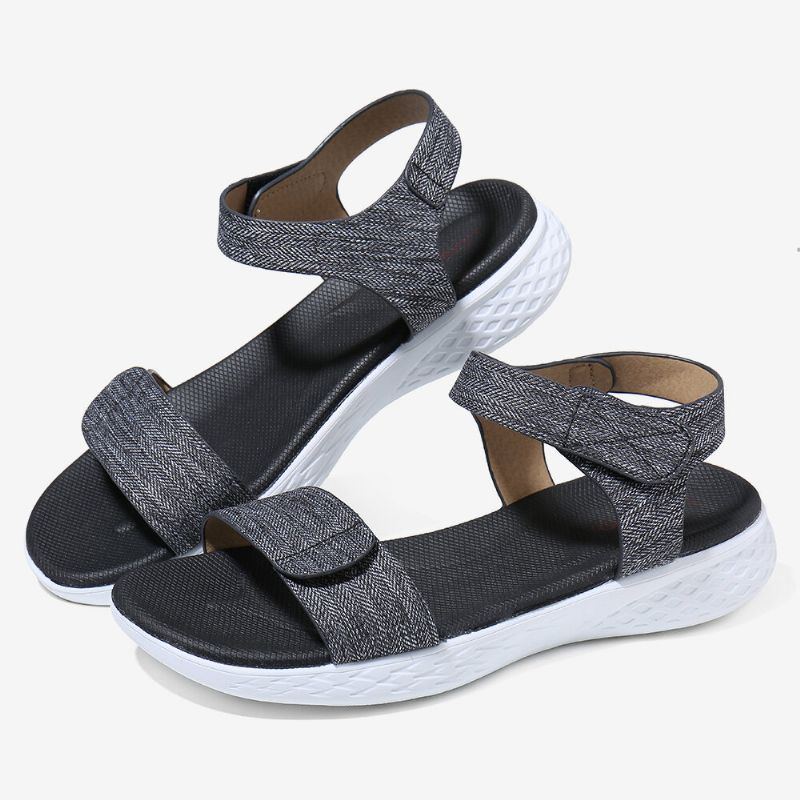 Dames Klittenband Open Teen Zachte Zool Comfortabele Zomer Casual Platte Sandalen