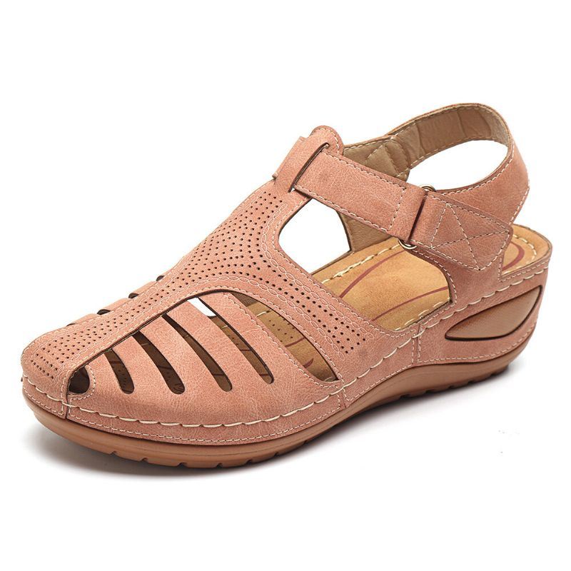 Dames Lichtgewicht Casual Schoenen Uitgeholde Sandalen Met Zachte Zool