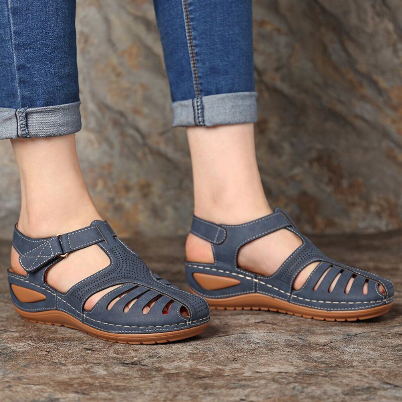 Dames Lichtgewicht Casual Schoenen Uitgeholde Sandalen Met Zachte Zool