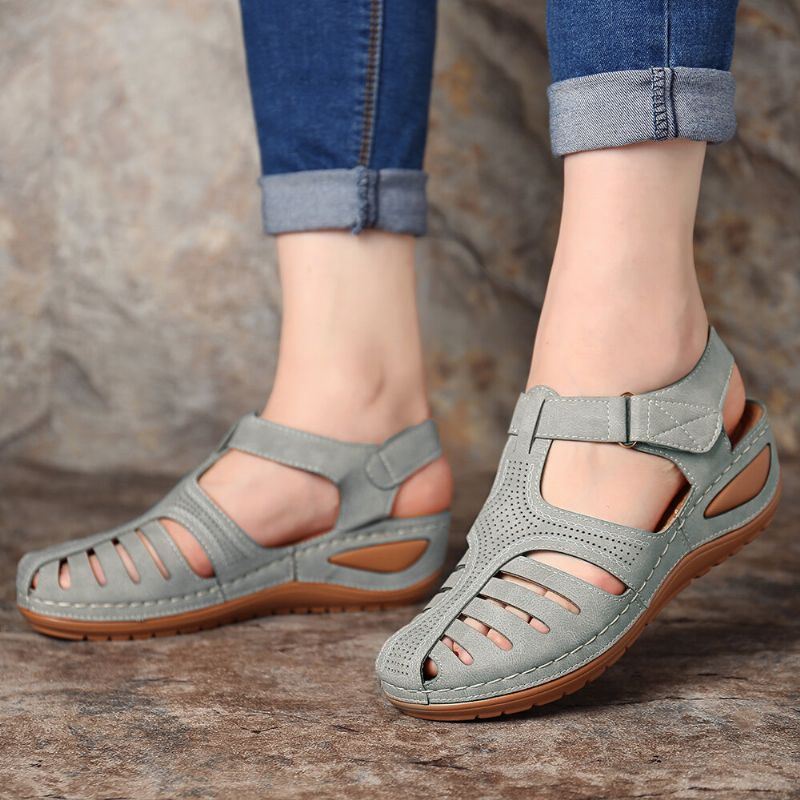 Dames Lichtgewicht Casual Schoenen Uitgeholde Sandalen Met Zachte Zool