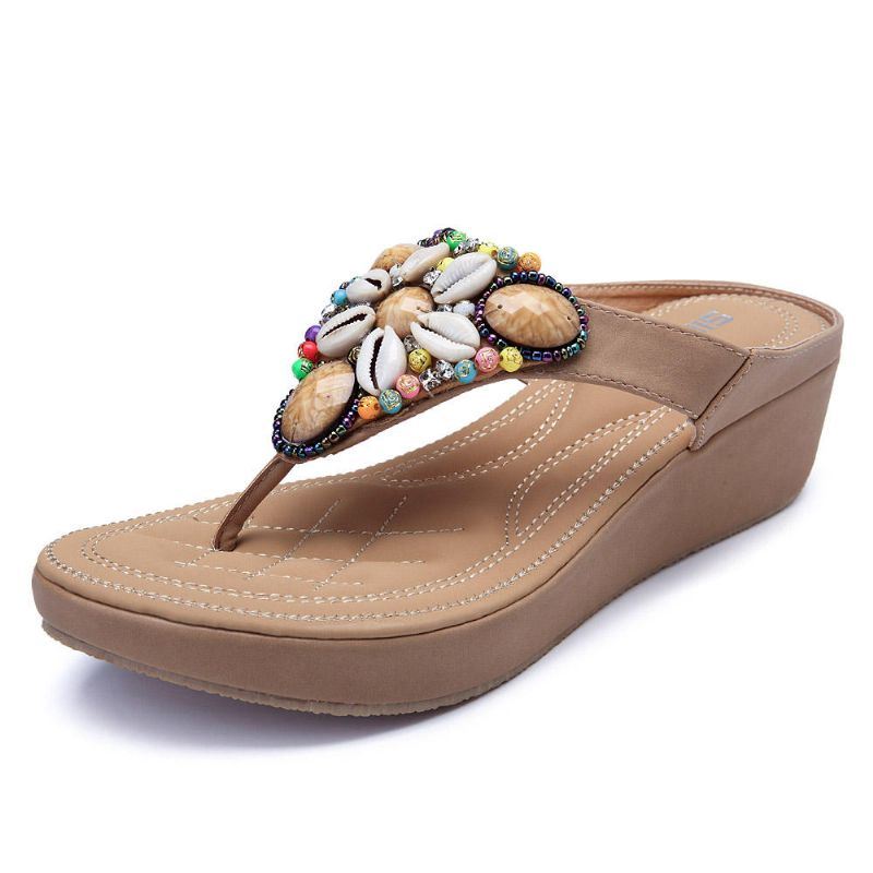 Dames Strass Boheemse Casual Sandalen