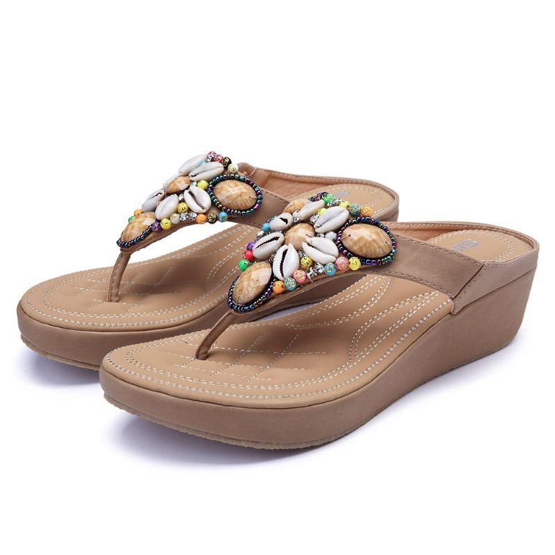 Dames Strass Boheemse Casual Sandalen