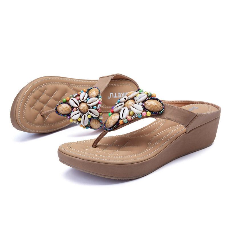 Dames Strass Boheemse Casual Sandalen