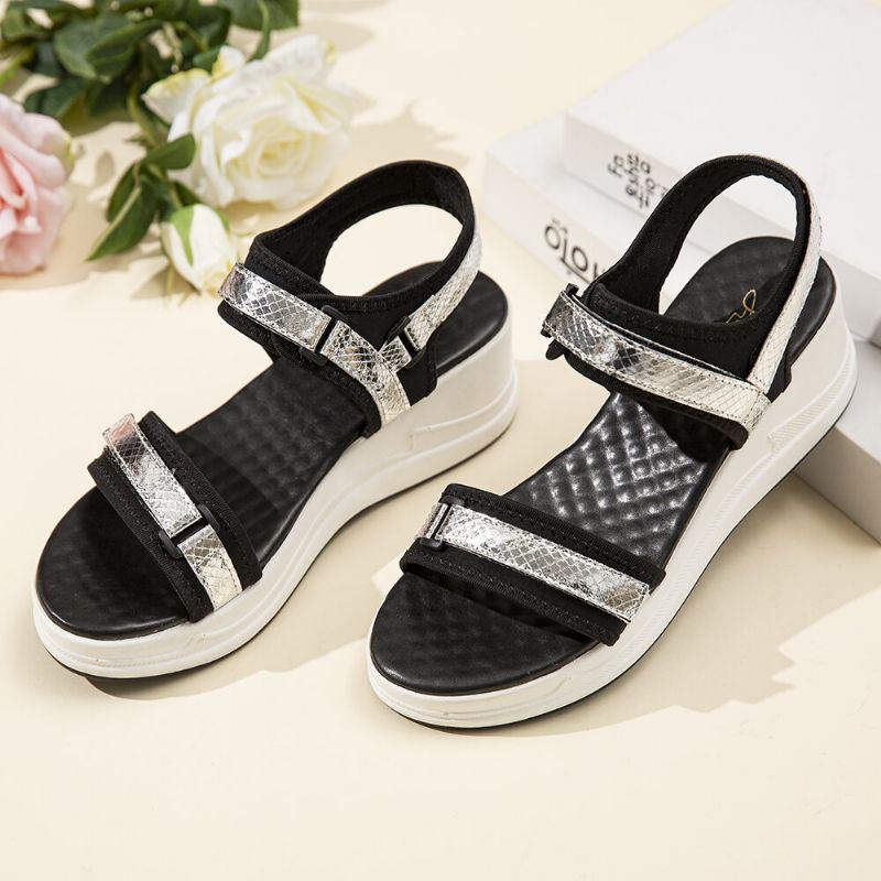 Dames Verstelbare Band Sport Comfortabele Casual Wedge Sandalen