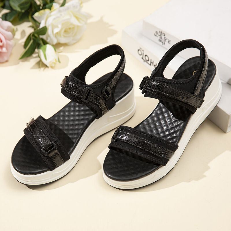 Dames Verstelbare Band Sport Comfortabele Casual Wedge Sandalen