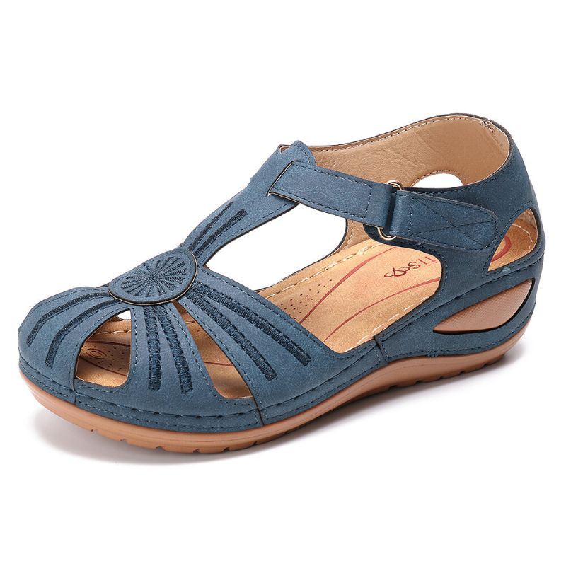 Dames Wedges Schoenen Splicing Casual Comfy Sandalen