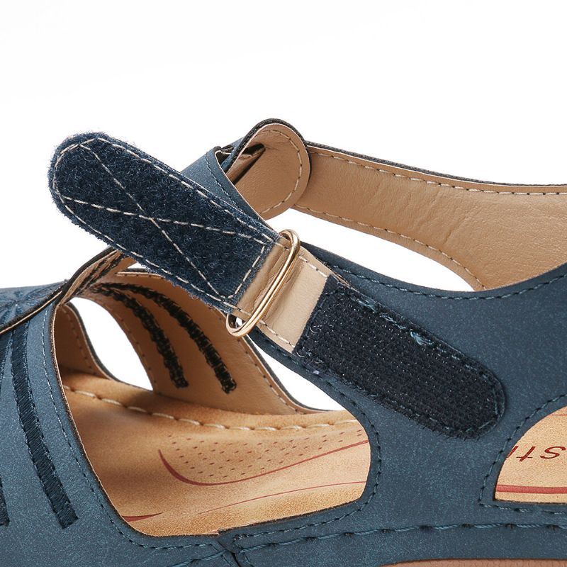 Dames Wedges Schoenen Splicing Casual Comfy Sandalen