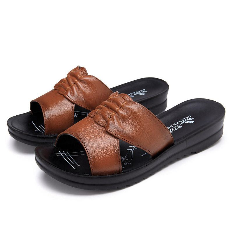 Dames Zomer Soft Bodem Platform Sandalen