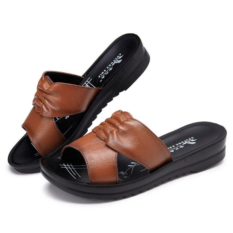 Dames Zomer Soft Bodem Platform Sandalen