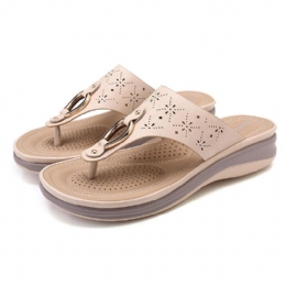 Damesslipper Boheemse Teenslippers Strandsandalen